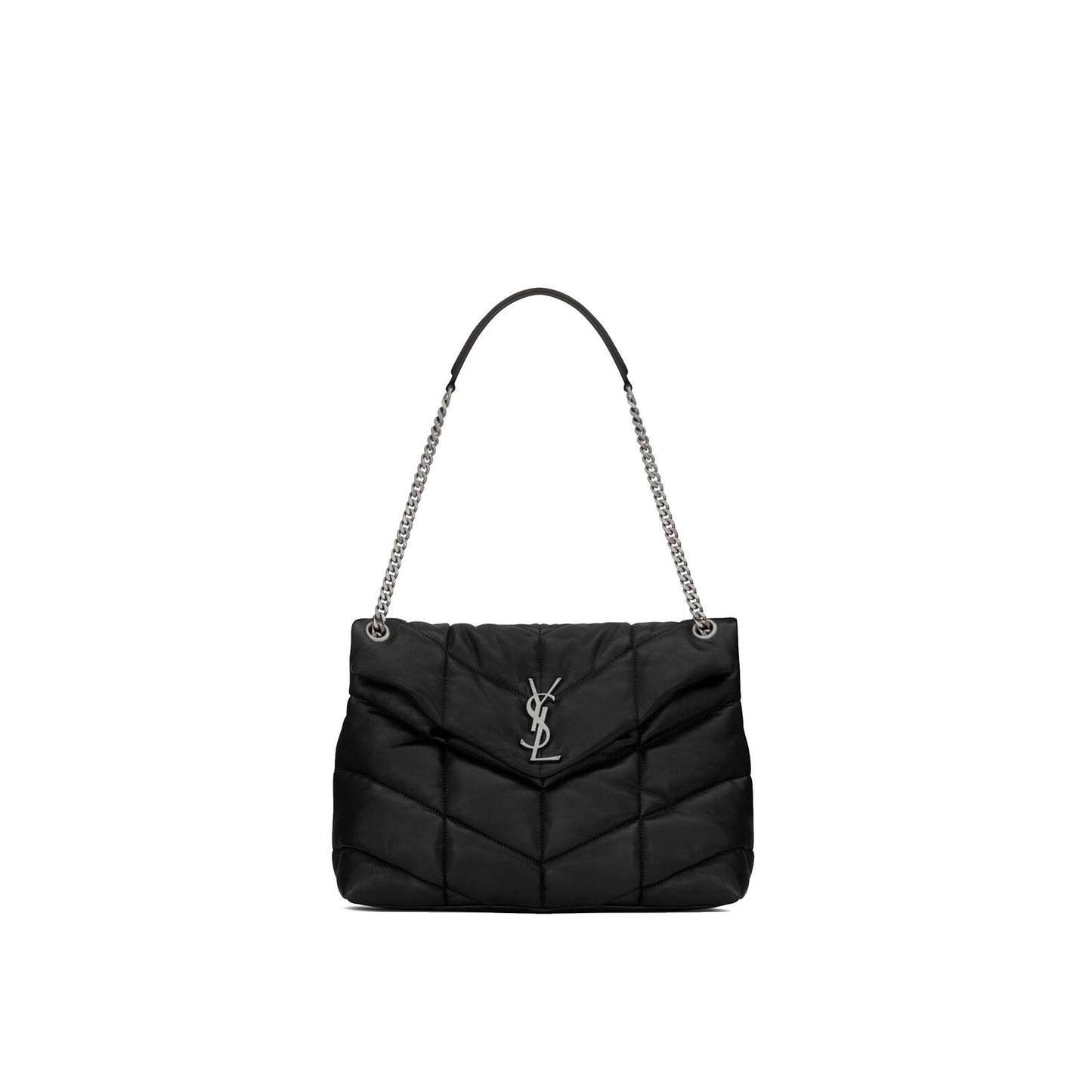 Y*L puffer medium chain bag in quilted lambskin 5774751el001000 (35*23*13.5cm)