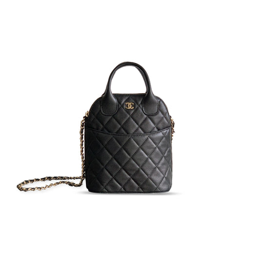 Ch*el clutch with chain caviar ap4742 (18*17*6cm)