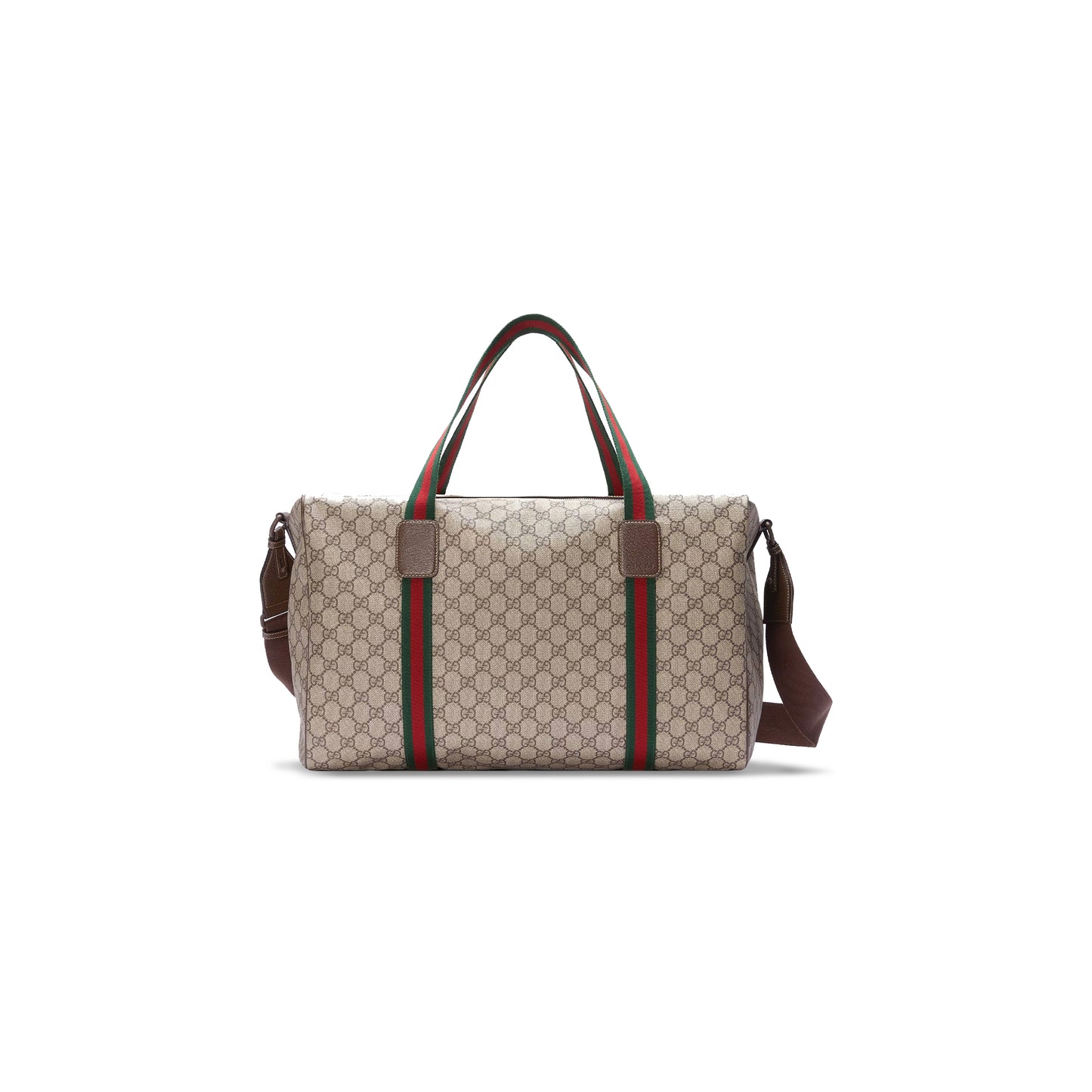 G*u*i medium duffle bag with web 758664 (45.5*29*27cm)