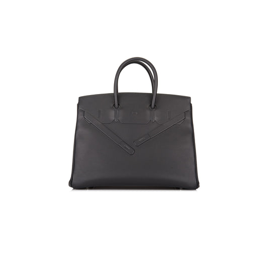 H**mes MASTER BIRKIN 35 SHADOW BLACK OF SWIFT LEATHER (35*25*18cm)
