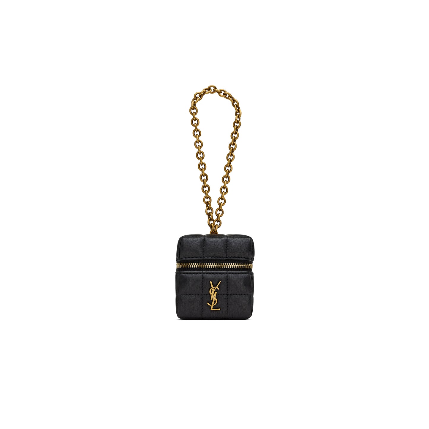Y51 cassandre matelassÉ carrÉ mini cube on chain in lambskin 773592aabvp1000 (8*6.5*6.5cm)