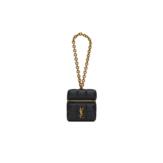 Y51 cassandre matelassÉ carrÉ mini cube on chain in lambskin 773592aabvp1000 (8*6.5*6.5cm)