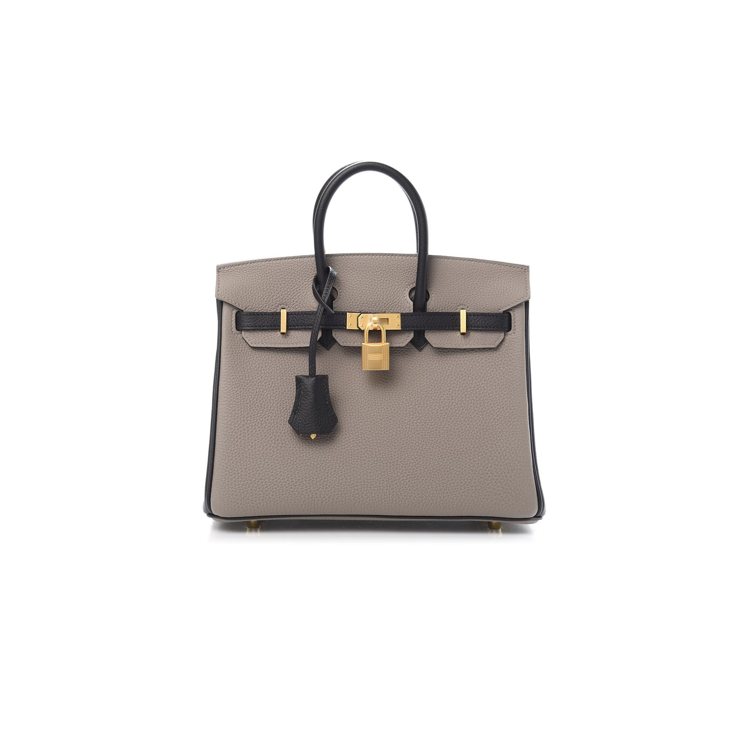 H**mes birkin 30 togo leather turtledove gray gold buckle bag 645269 (30*23*15cm)