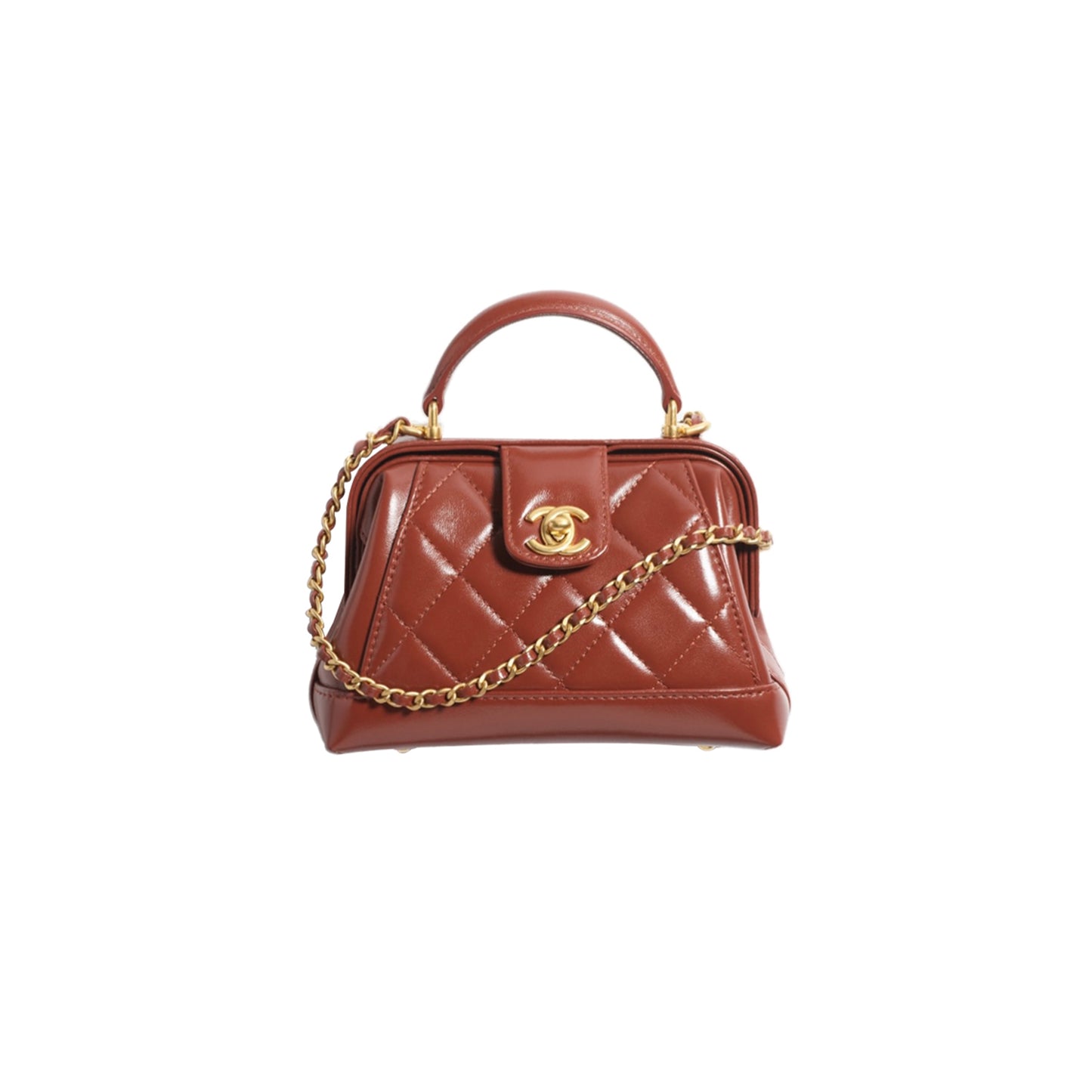 Ch*el master mini bag with handle as4958 (18*12*7cm)
