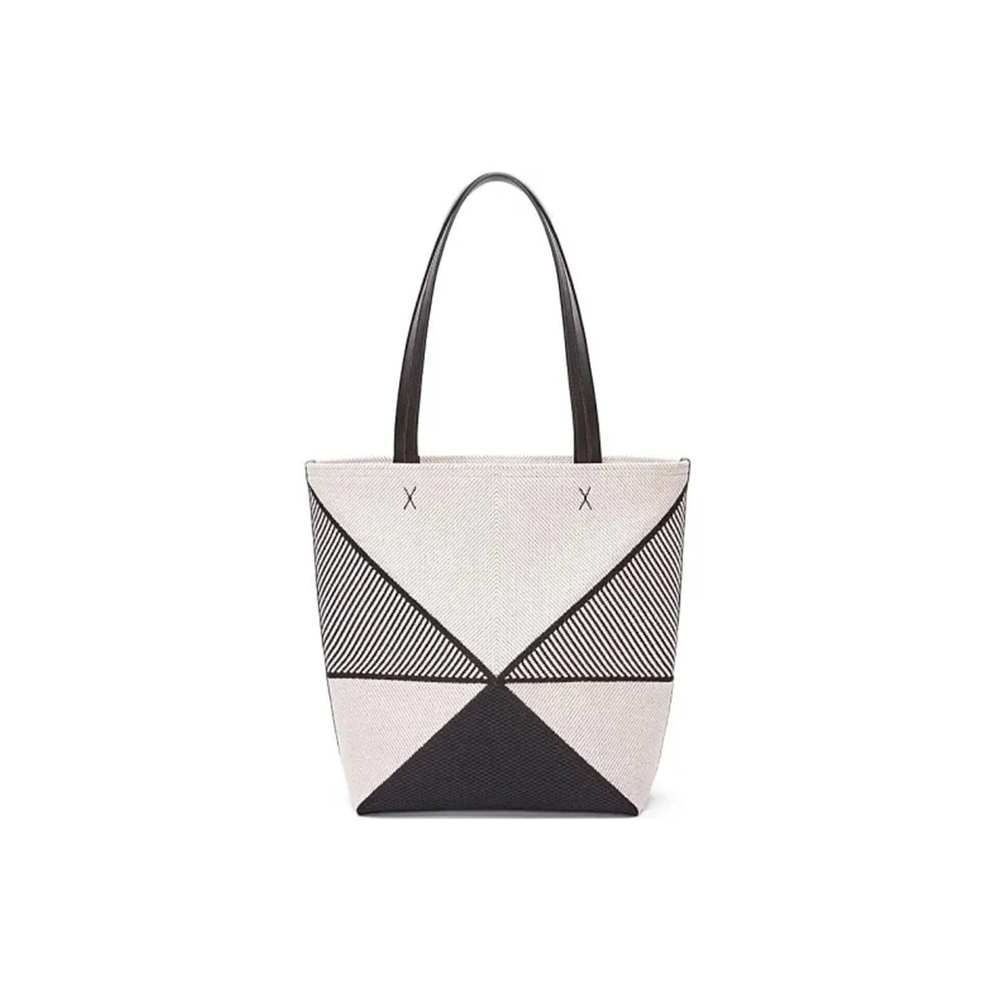 L0ew* medium puzzle fold tote bag in canvas calfskin a779g50x54-2165 (31.5*25.5*14.5cm)