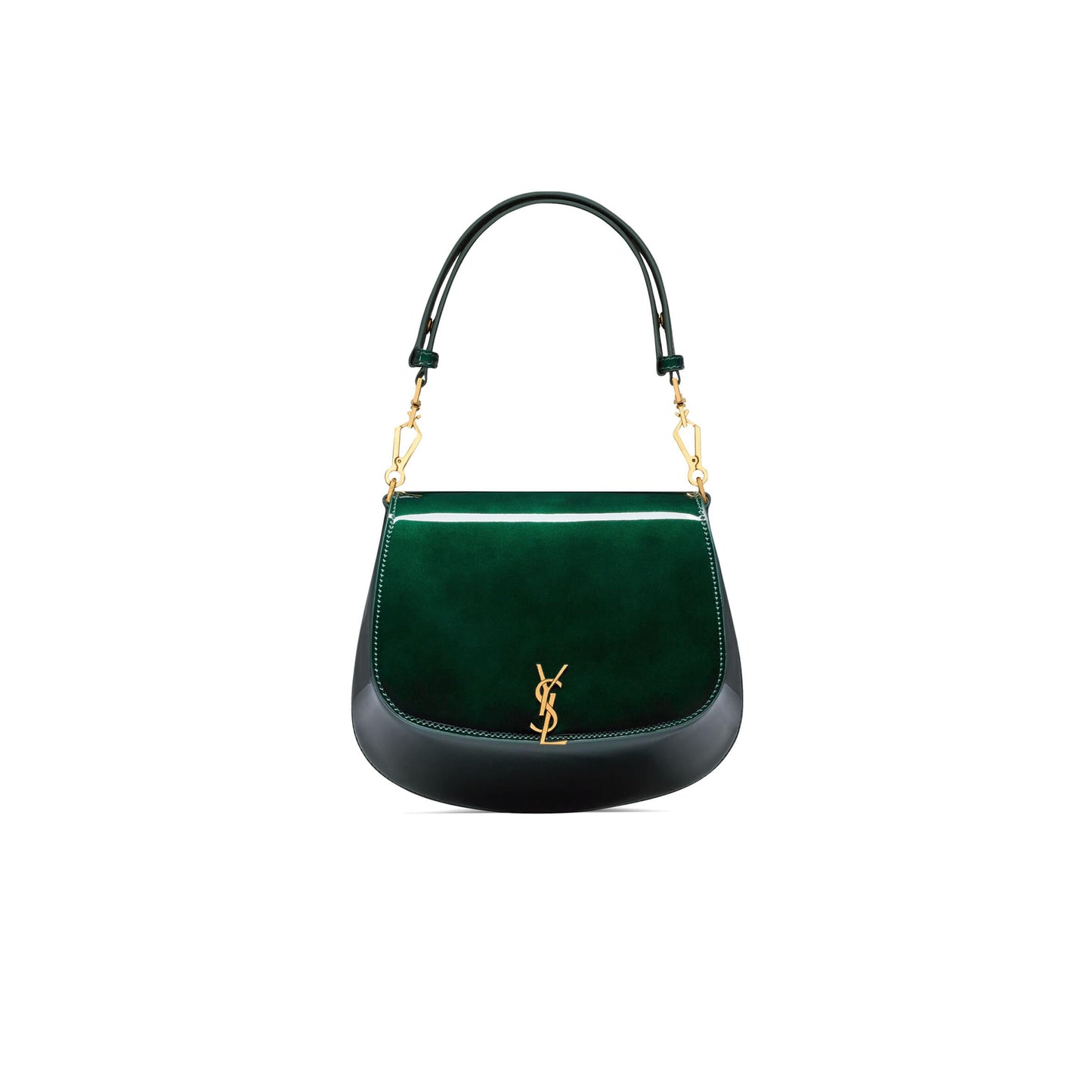 Y*L voltaire top handle in patent leather 800846aaekl3856 (17.5*21*8cm)