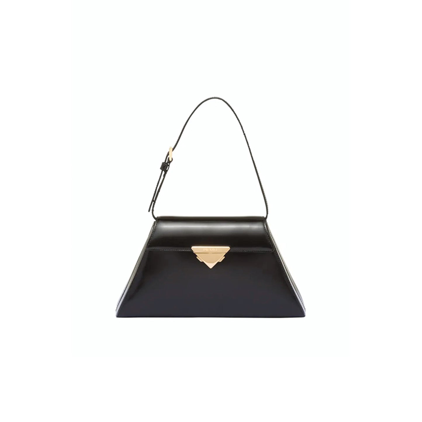 Pra*a spazzolato leather shoulder bag 1bd342 (34*19*8cm)