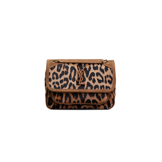 Y*L niki leopard shoulder bag 5516053 (22*16.5*12cm)