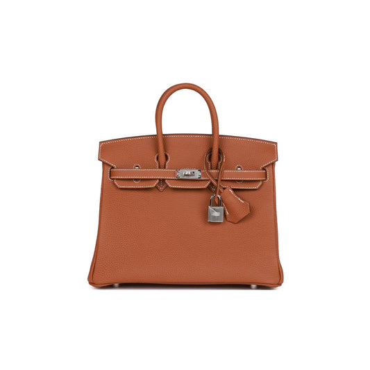 H**mes birkin 25 gold togo palladium hardware handmade (25cm)