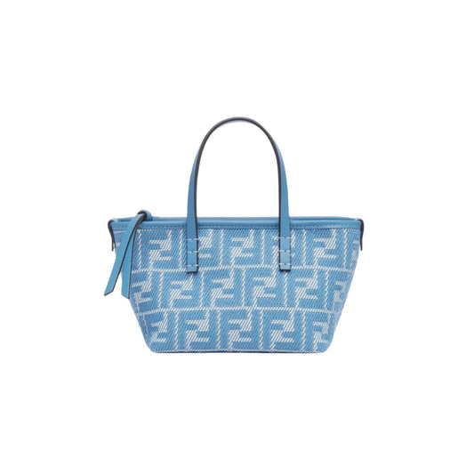 F**di roll mini fabric blue 8bs096aupxf1skl (15.5*13*11cm)