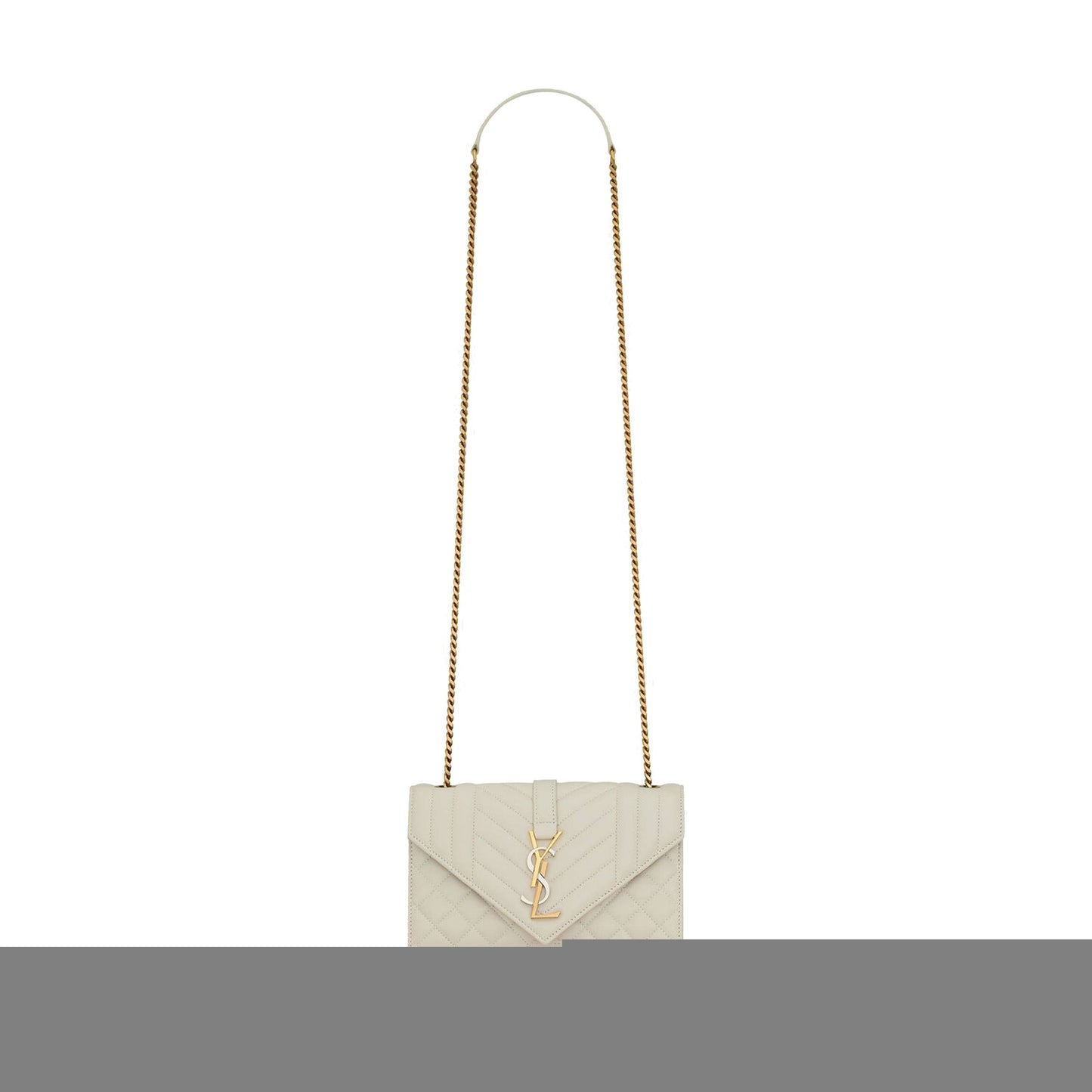 Y*L small envelope in mix matelassé leather 600195aabzo9290 (21*13*6cm)