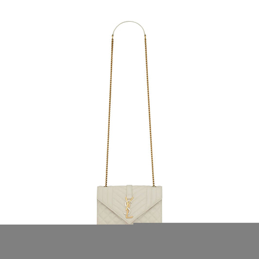 Y*L small envelope in mix matelassé leather 600195aabzo9290 (21*13*6cm)