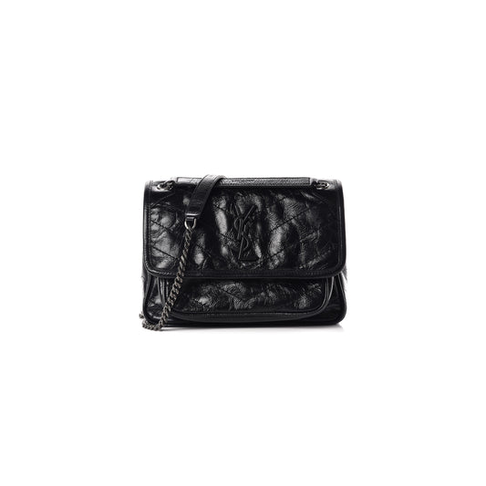 Y*L baby niki chain satchel black 413098 (18*12.5*5cm)