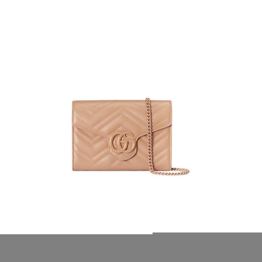 G*u*i gg marmont matelassÉ mini bag  474575 (20*13*6cm)