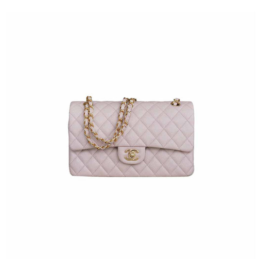 Ch*el medium classic flap bag cherry blossom pink a01112 (25.5*15.5*6.5cm)
