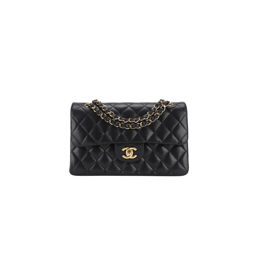 Ch*el master classic flap small black a01113  (23*14.5*6cm)