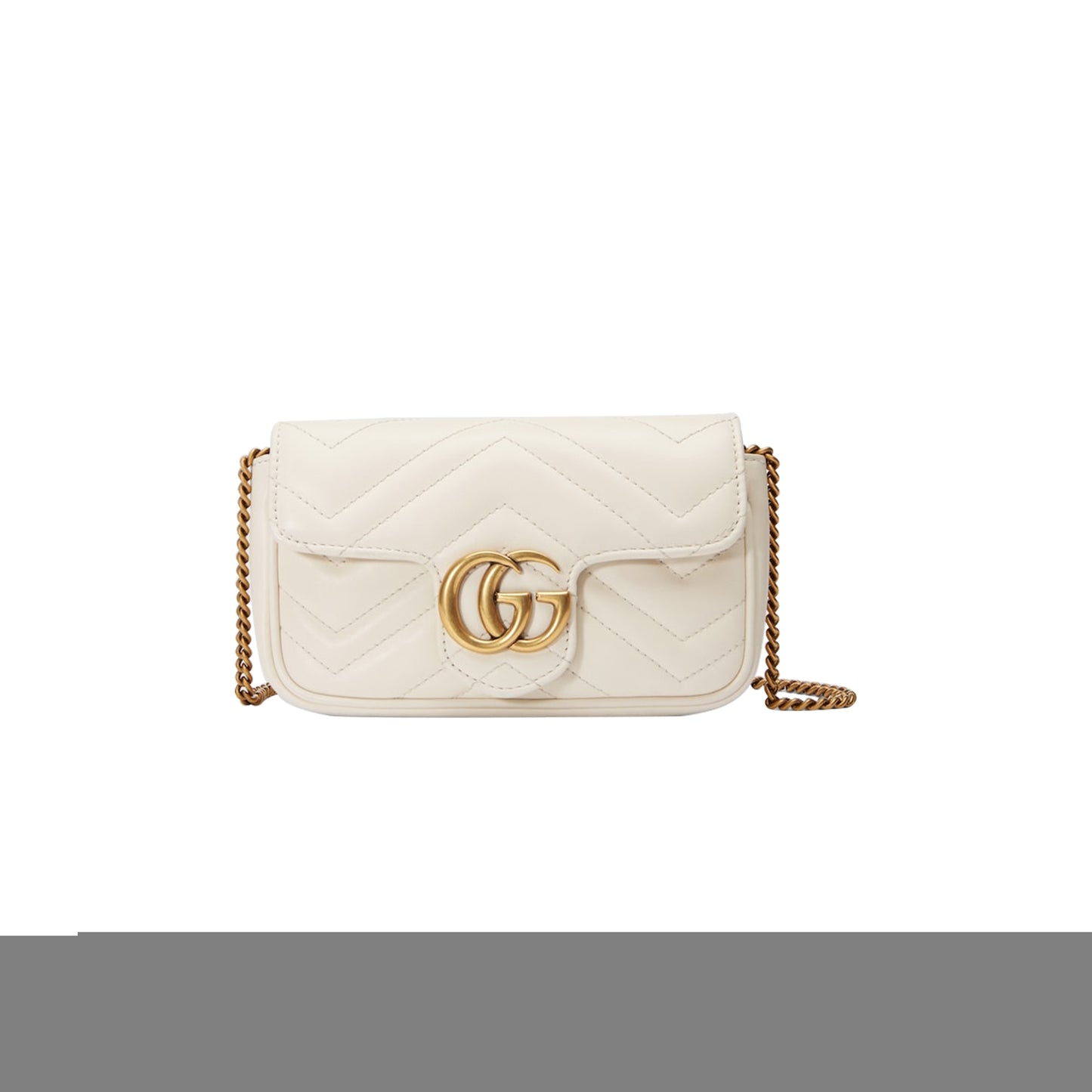 g*u*i marmont matelasse leather S*per mini bag 476433 (16.5*10*5cm)