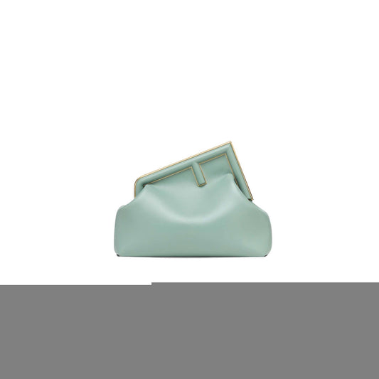 F**di first medium - mint green leather bag 8bp127abvef03hw (32.5*23.5*15cm)