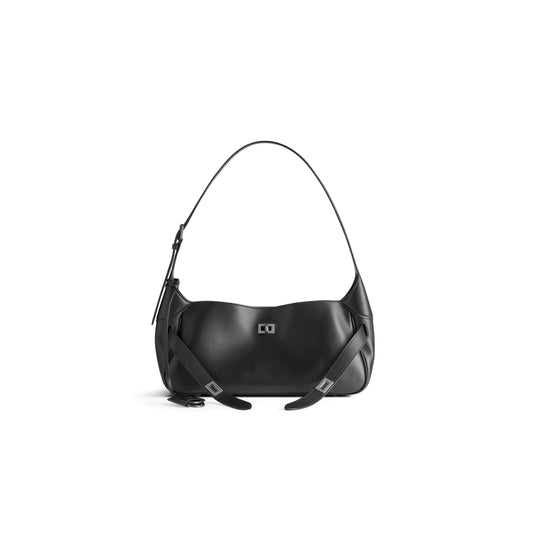 Ba1en*iaga women''s bel air shoulder bag small in black 8106802abav7000 (30*17*10cm)