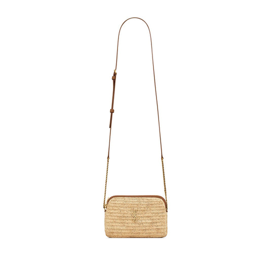 Y*L gaby zipped pouch in raffia 774293gaaee2080 (18*13*3.5cm)