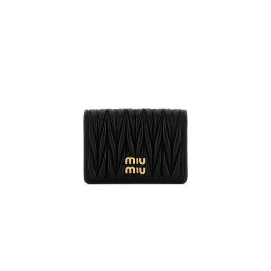 M1v M1v black nappa leather card holder 5mc103 (11.5*8*1cm)