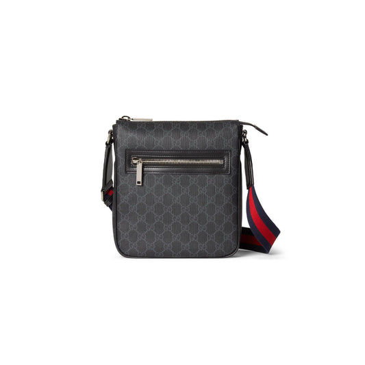 G*u*i gg black small messenger bag ‎‎792082 (23.5*21*4.5cm)