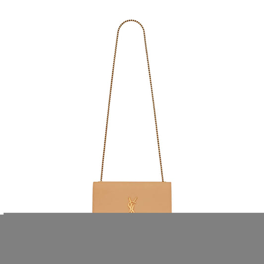 Y*L kate medium chain bag in grain de poudre embossed leather 364021bow0w7019 (24*14.5*5.5cm)