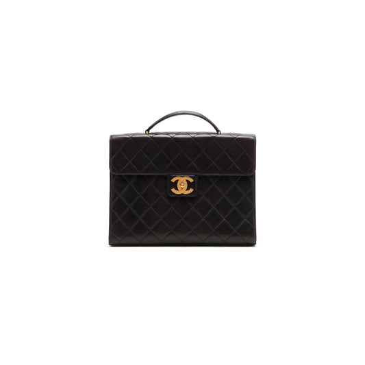 Ch*el lambskin matelasse briefcase 149208 (36.5*26.5*4cm)