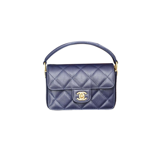 Ch*el mini handle flap bag as5165 (16*11*4cm)