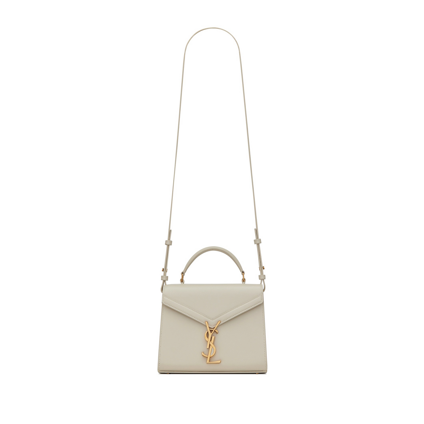 Y*L cassandra medium top handle bag in smooth leather 5780000sx2w (24.5*20*11.5cm)