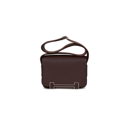 H**mes geta rouge sellier chevre palladium hardware (20.3*14*6.4cm)