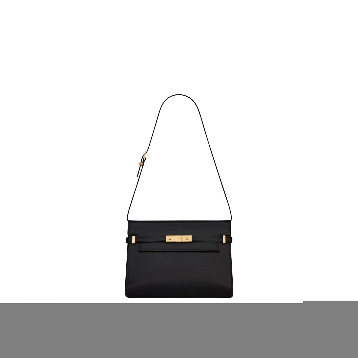 y*l manhattan shoulder bag in box Sa**t Lau*nt leather 5792710sx0w1000 (29*20*7.5cm)