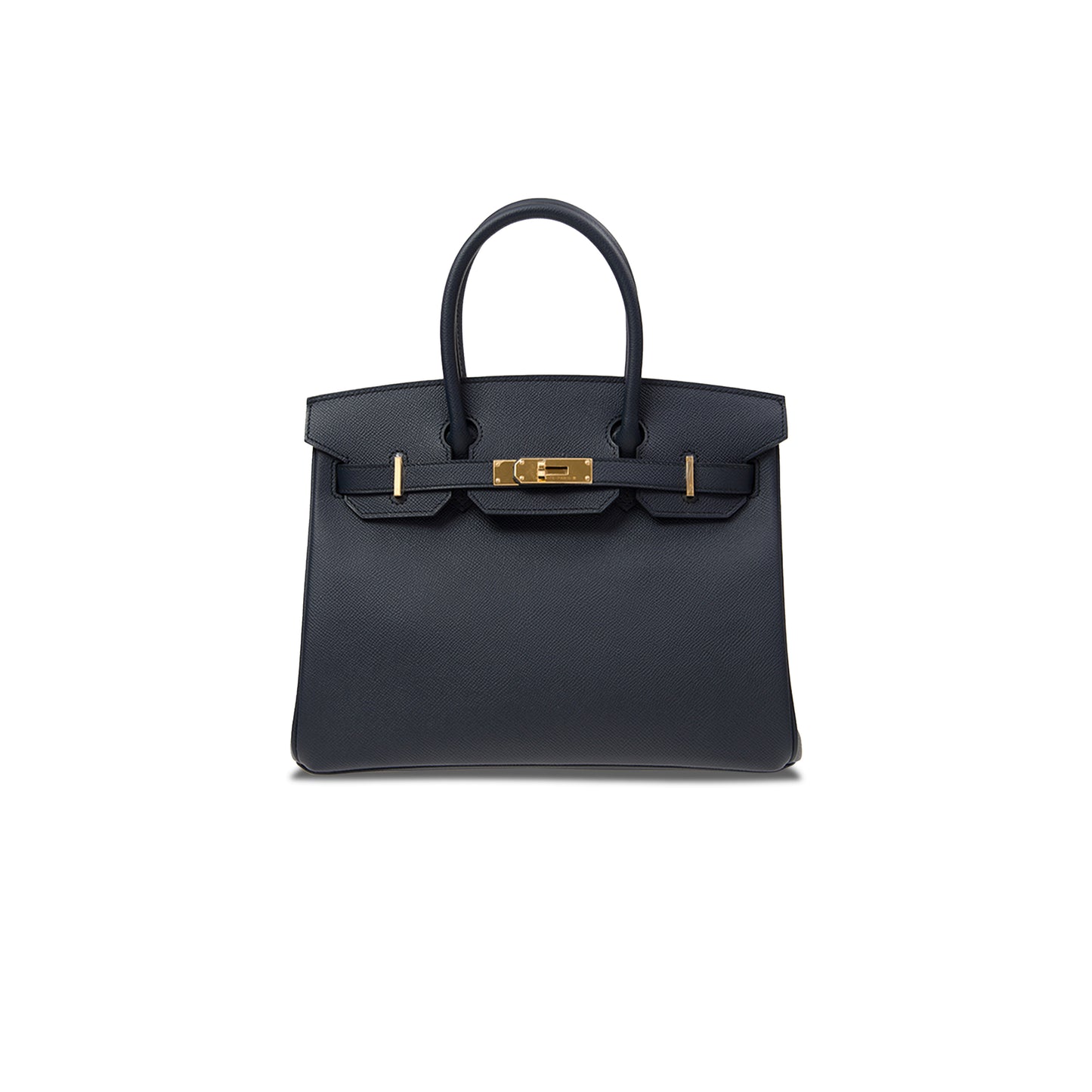 H**mes master birkin 35 dark blue lining with red gold buckle bk3075epgp (35*28*18cm)
