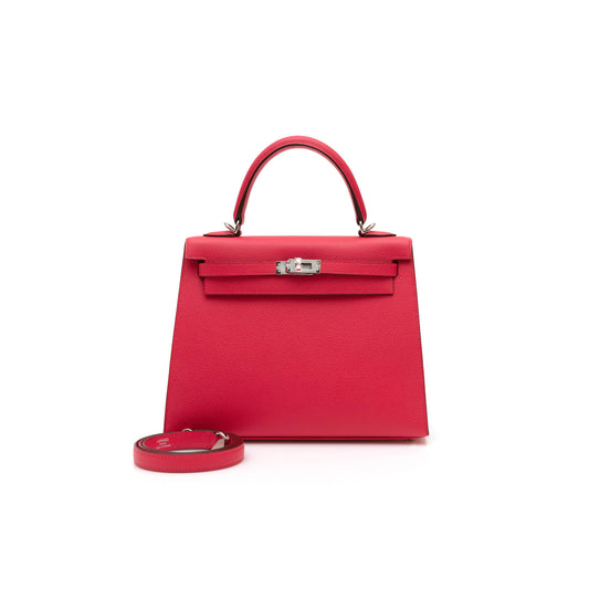 H**mes kelly 25 rose extreme (25*17*7cm)
