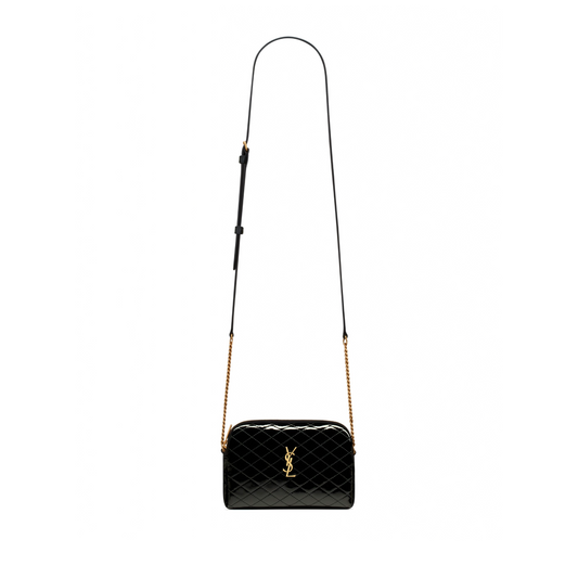 Y*L gaby zipped pouch in quilted patent leather 733667ahg071000 (19*13*3.5cm)