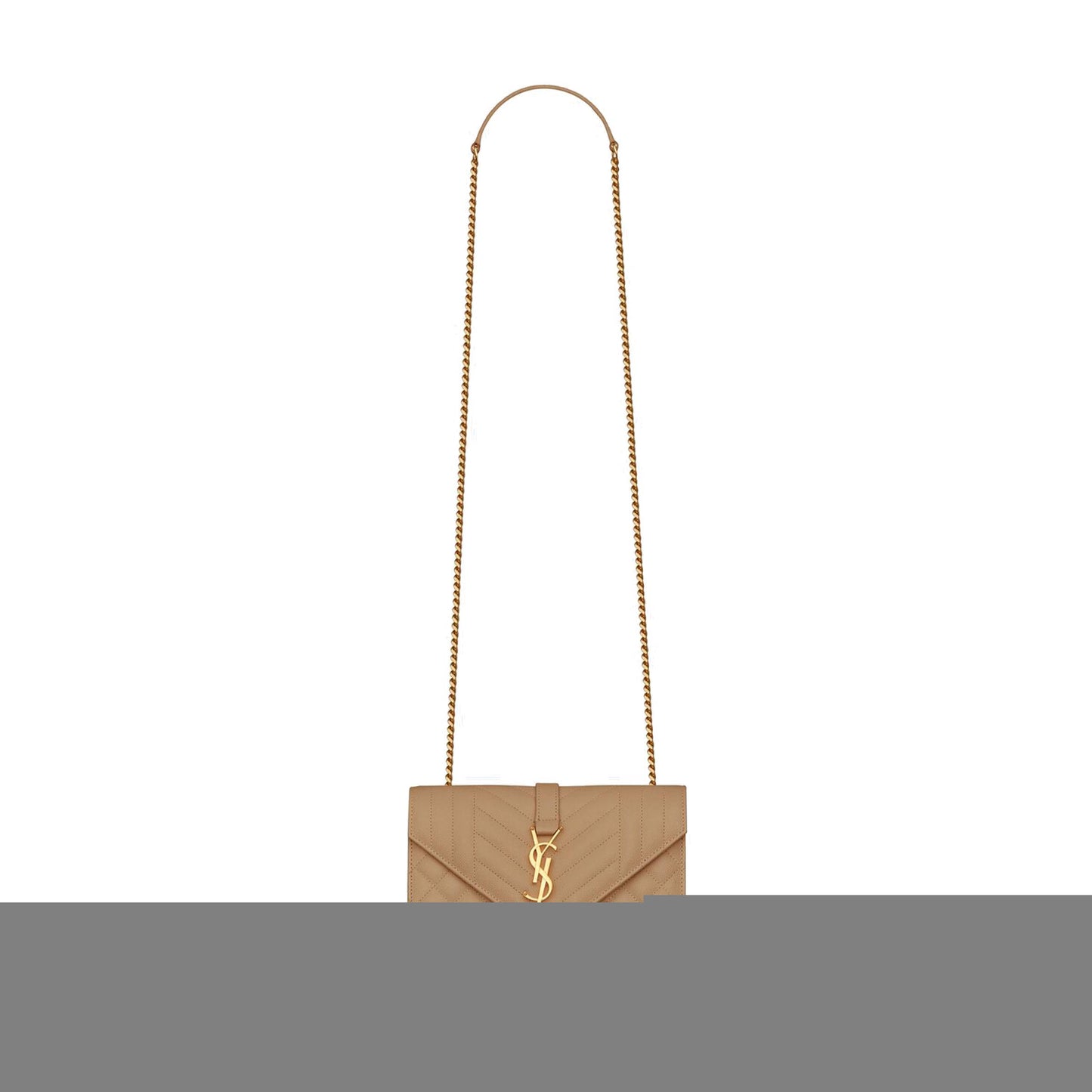 Y*L envelope small bag in mix matelassé grain de poudre embossed leather 600195bow912346 (21*13*6cm)
