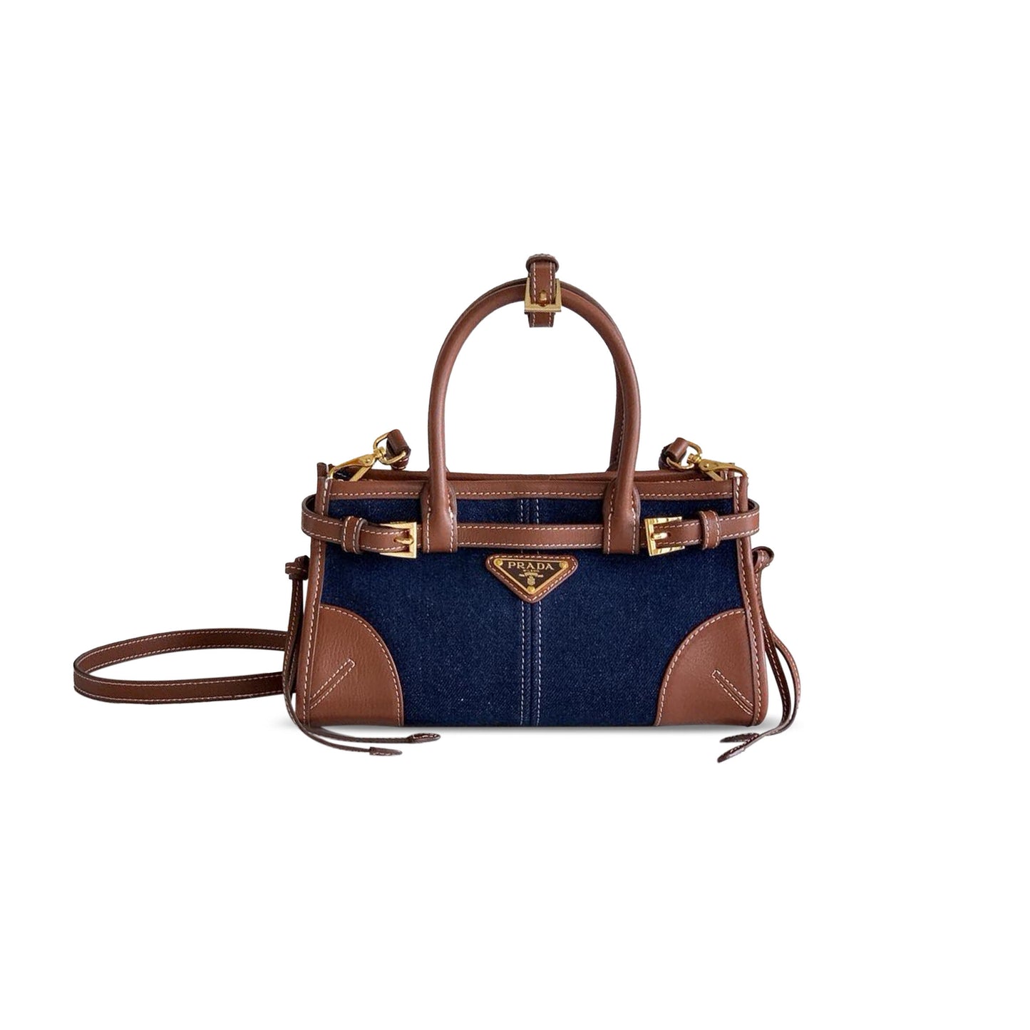 Pra*a mini handbag bag 1ba486 (23.5*12*9cm)