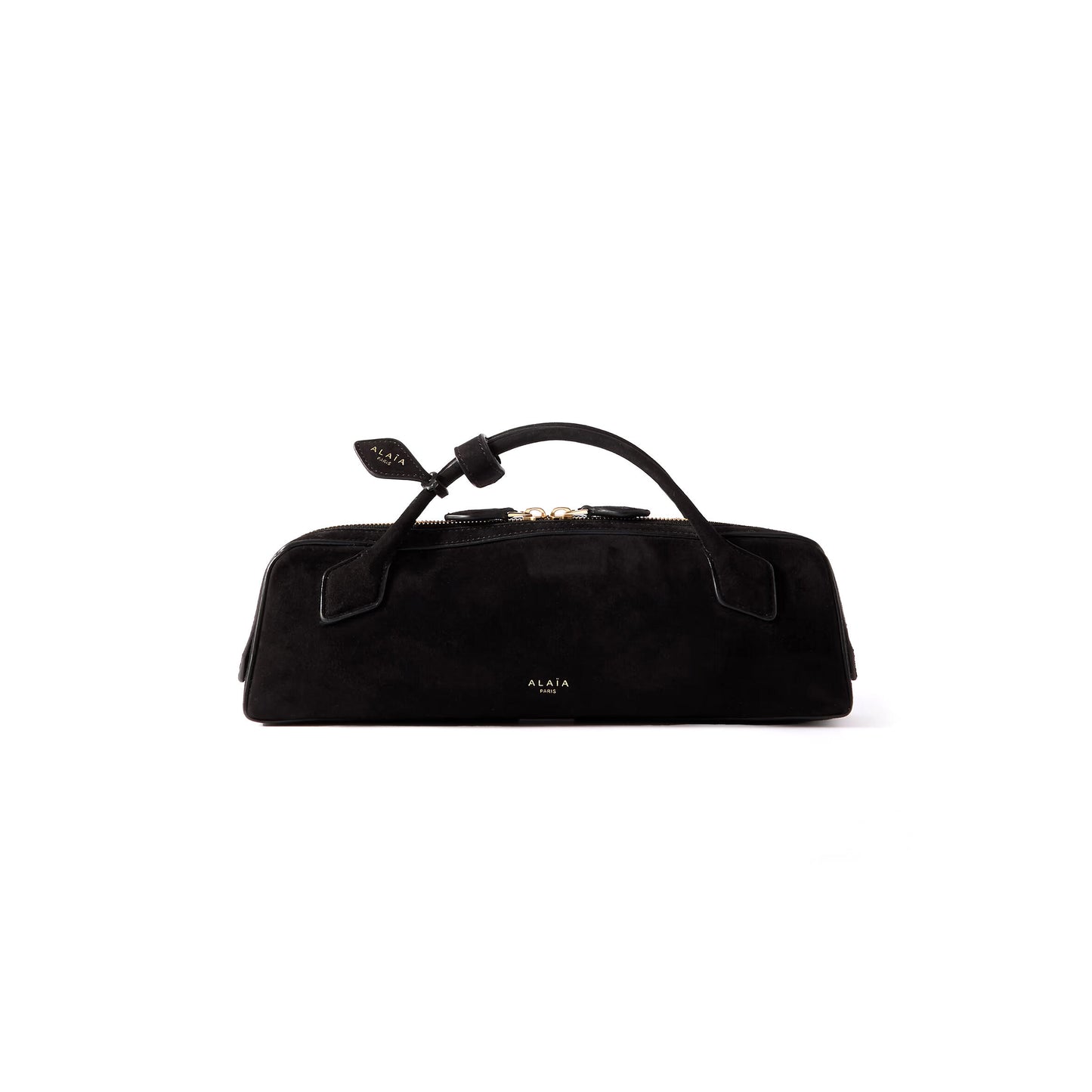 A1a1a LE TECKEL LEATHER-TRIMMED SUEDE CLUTCH AA1S06026CA328 (31*10*7cm)