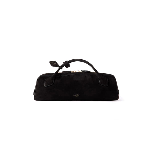 A1a1a LE TECKEL LEATHER-TRIMMED SUEDE CLUTCH AA1S06026CA328 (31*10*7cm)