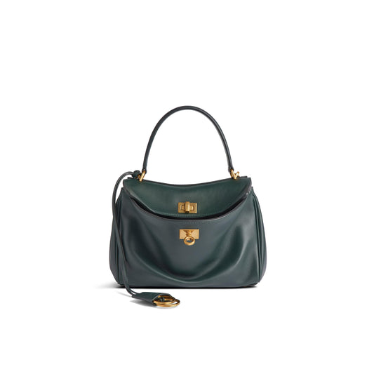 Ba1en*iaga women''s rodeo handbag mini in pine green 7954562aa4v3614 (22.8*9.9*8.3cm)