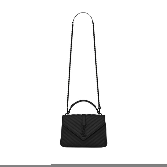 Y*L college medium chain bag in quilted leather 600279brm081000 (24*17*6.5cm)