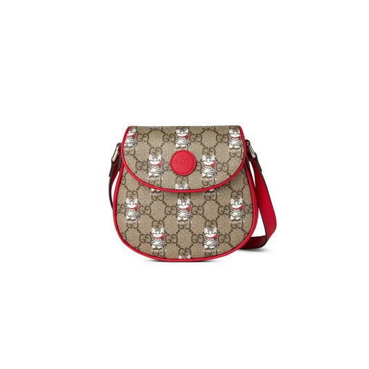 G*u*i children''s printed gg shoulder bag 814014 (16*15*2.5cm)