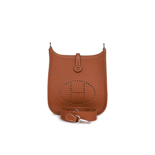H**mes evelyne tpm gold clemence palladium hardware (17cm)