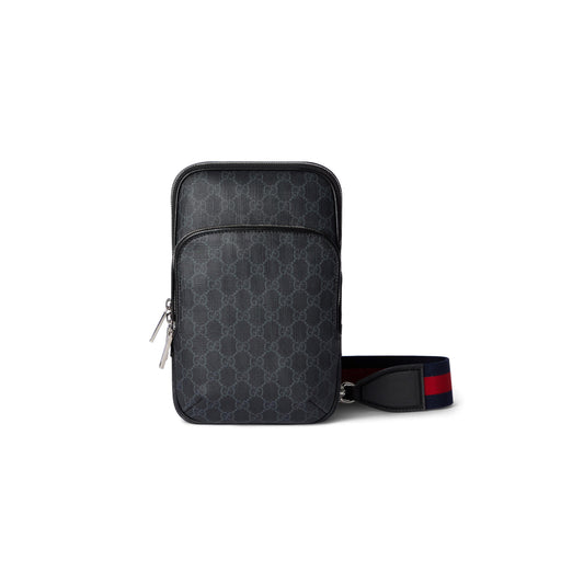 G*u*i gg black small slingbag 822073 (17.5*7*6cm)