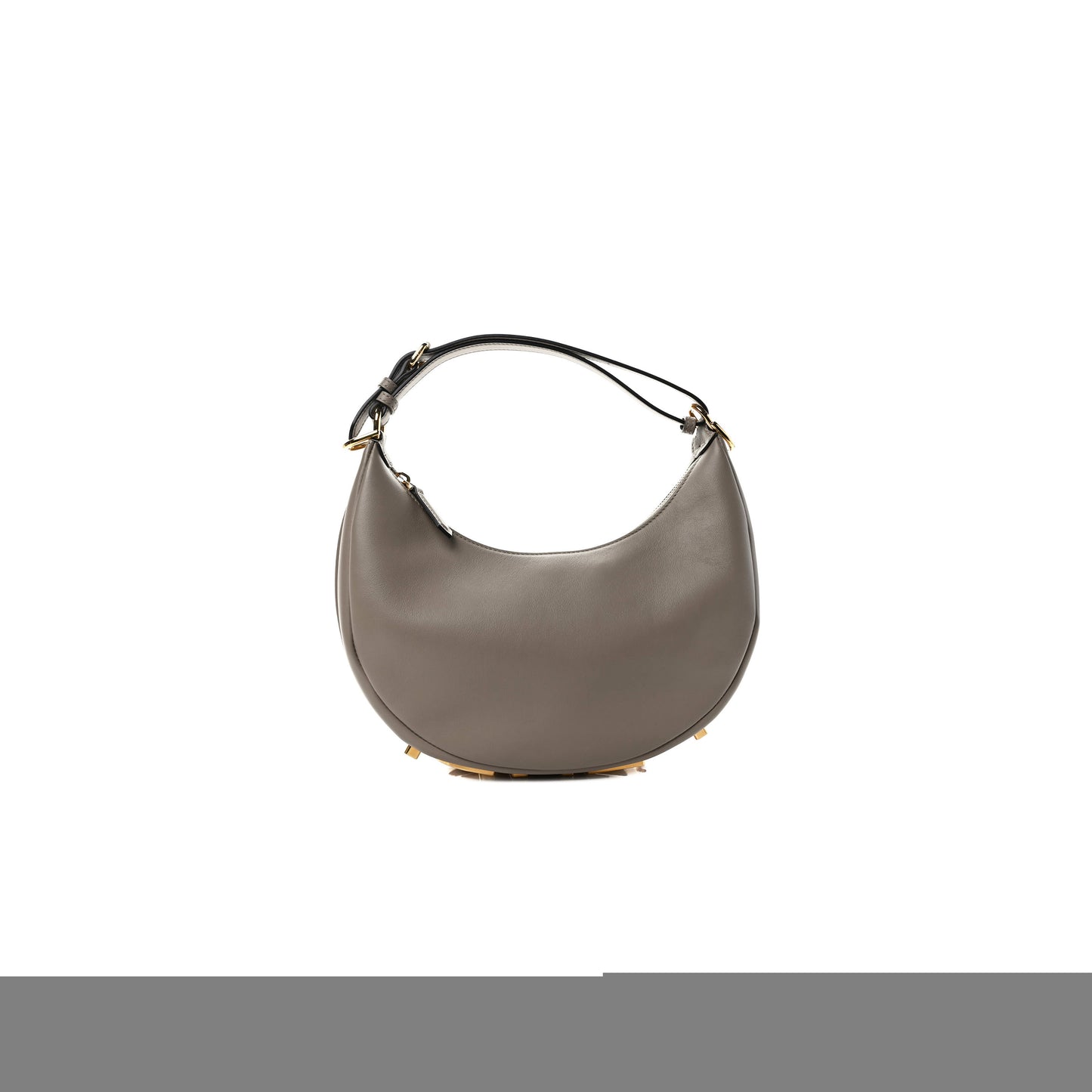 F**di vitello grace matte small F**digraphy hobo bag tortora (27*23*9cm)