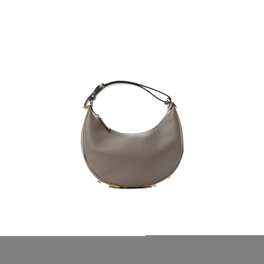 F**di vitello grace matte small F**digraphy hobo bag tortora (27*23*9cm)