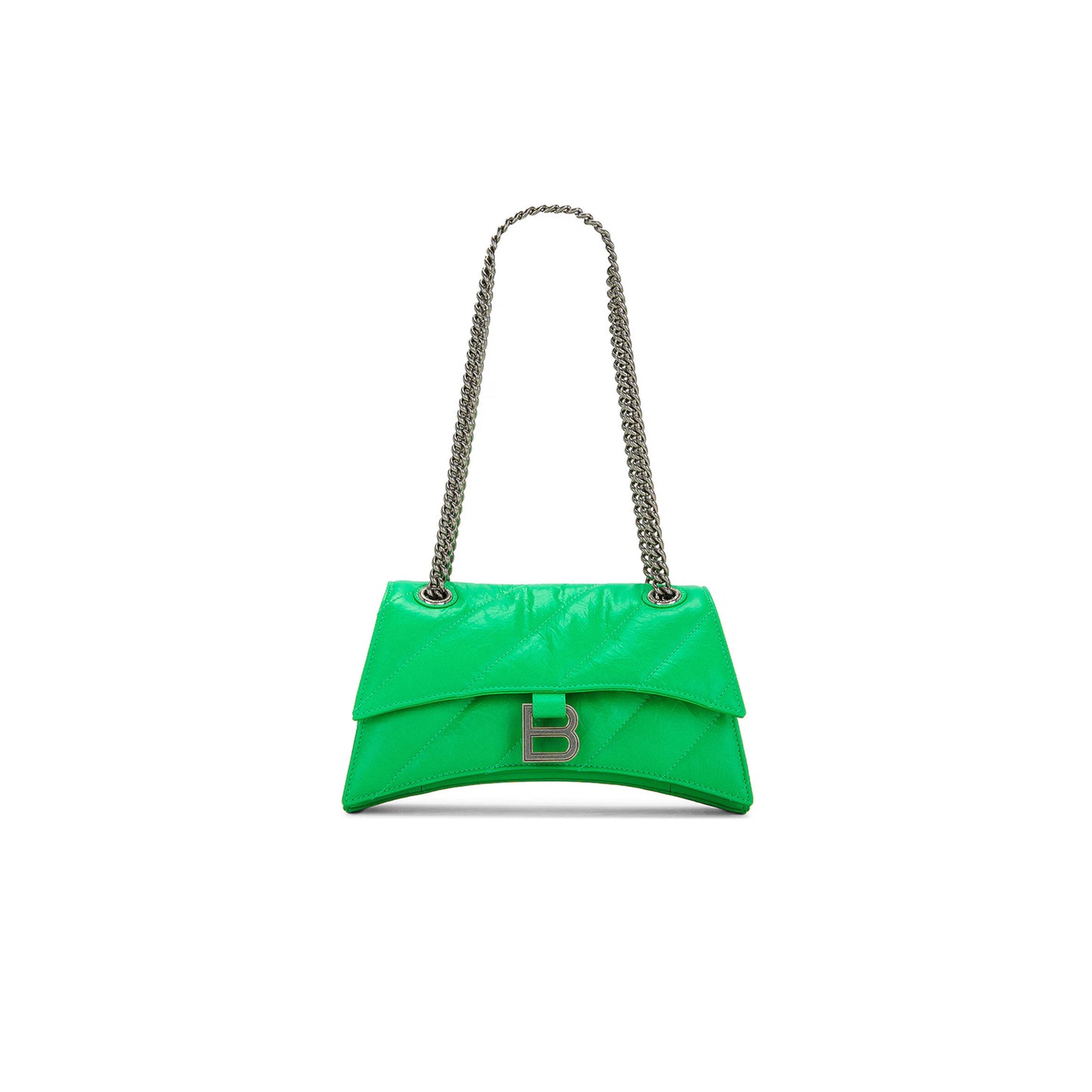 Ba1en*iaga women''s crush chain bag in small green 716351210j03809 (24.9*15*7.9cm)