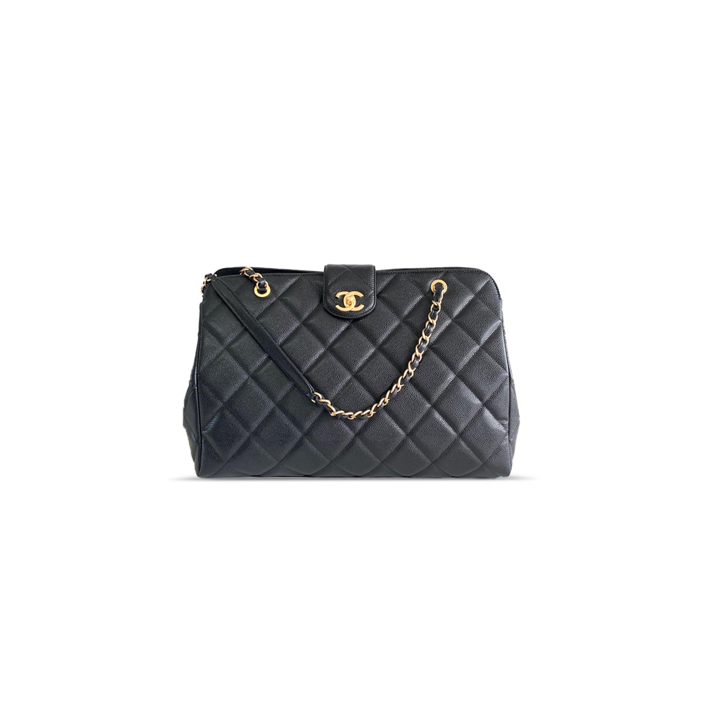 Ch**el master maxi caviar calfskin shopping bag as4983 (40*29*17cm)