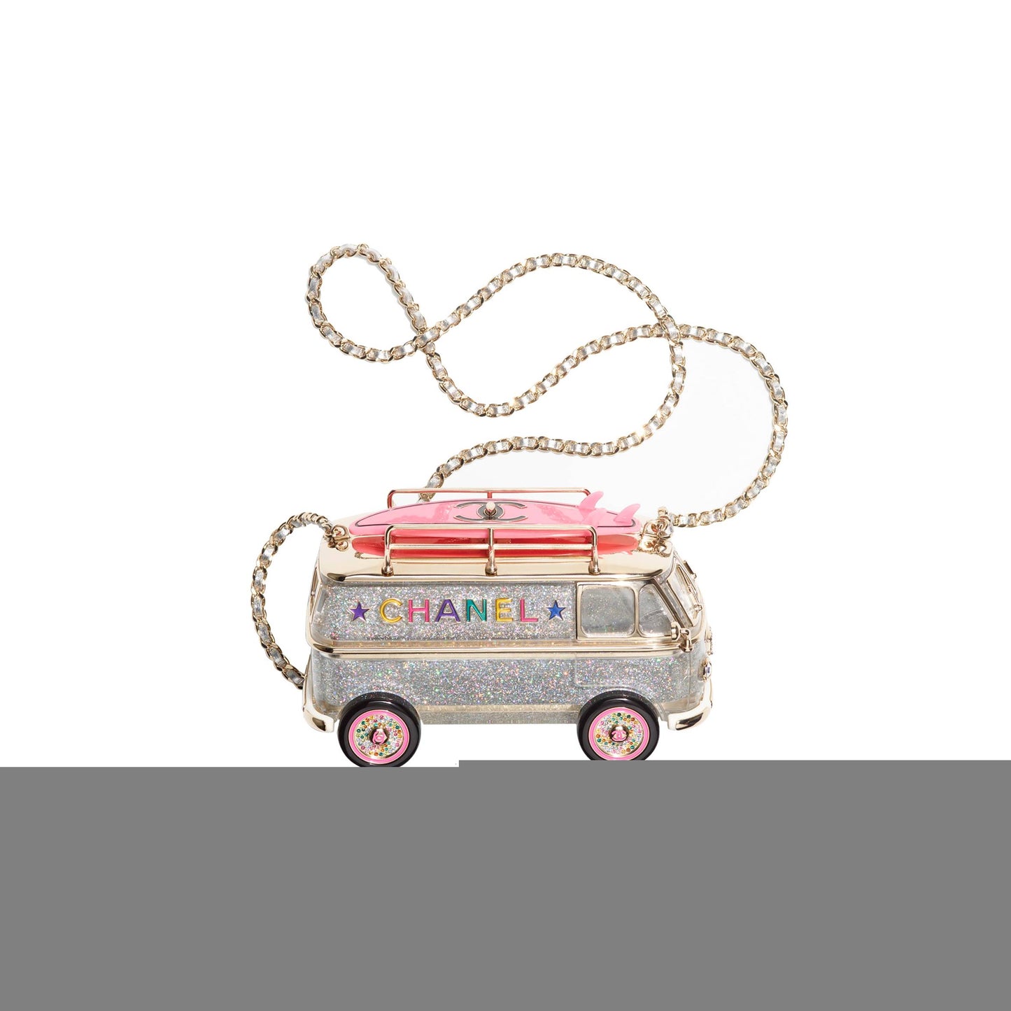 Ch*el mini van minaudiere as4590 (16*9*9cm)