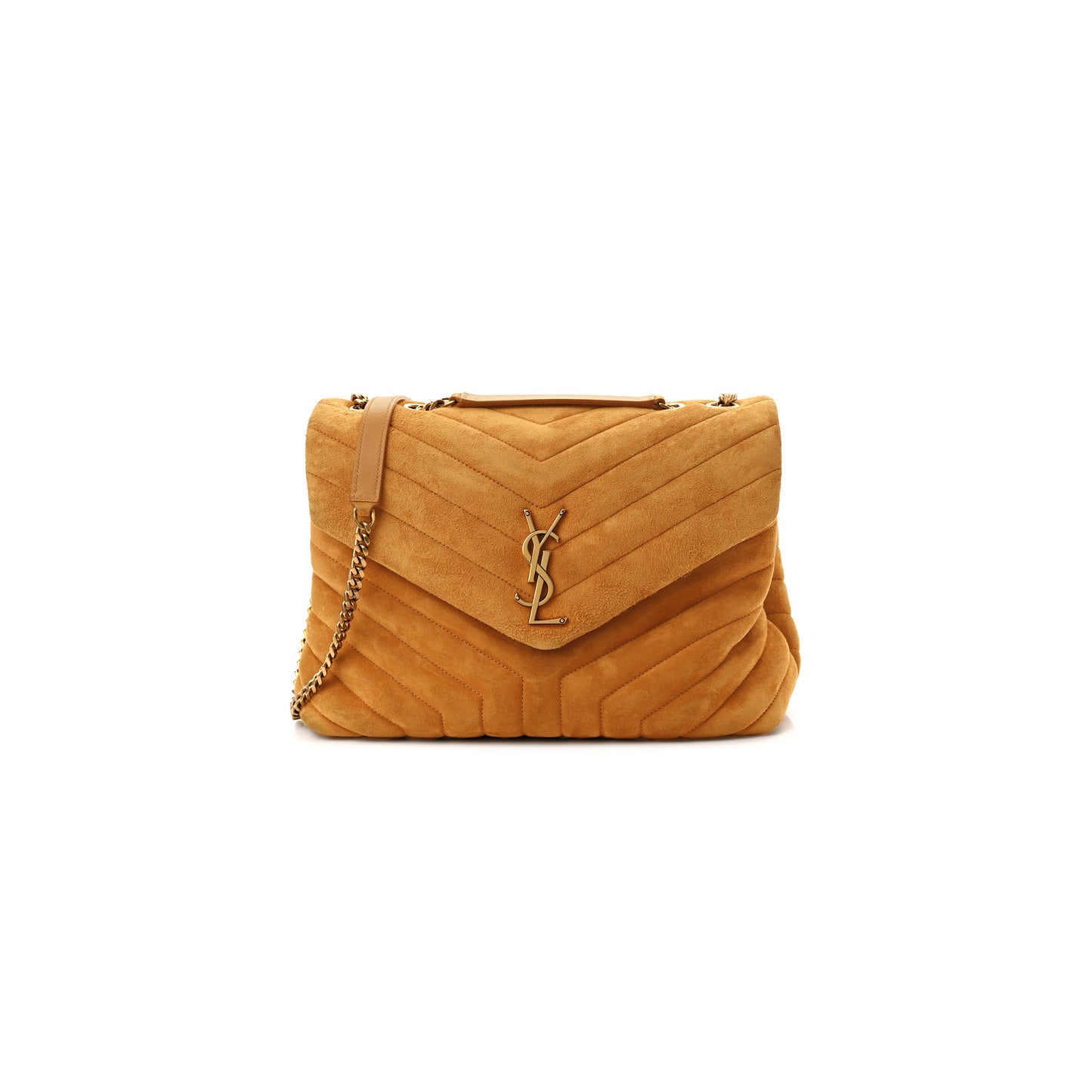 Y*L loulou medium chain bag in suede 487216635220 (32*22*11cm)